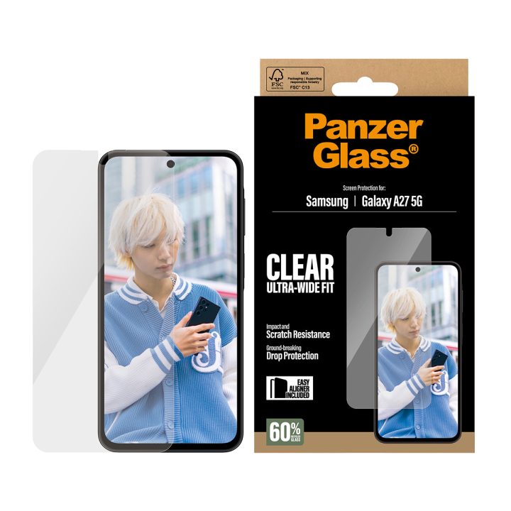 PanzerGlass ® Screen Protector Samsung Galaxy A27 5G | Ultra-Wide Fit…