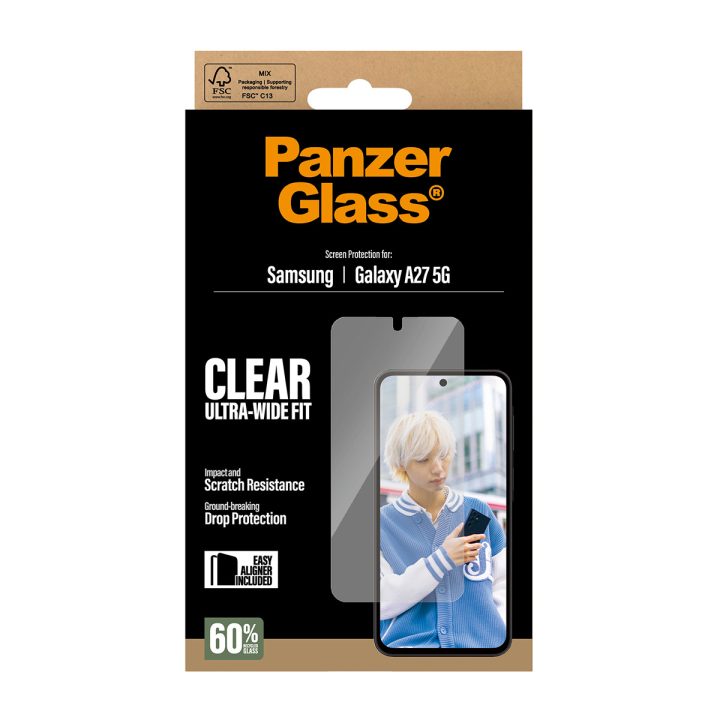 PanzerGlass ® Screen Protector Samsung Galaxy A27 5G | Ultra-Wide Fit…