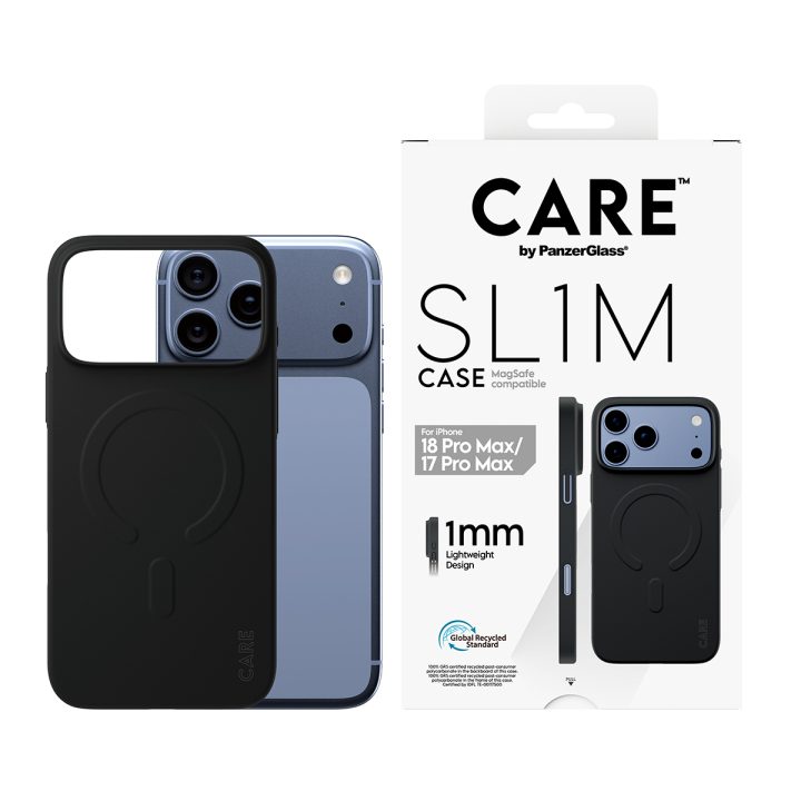 PanzerGlass CARE™ by ® SL1M Case Black w. MagSafe iPhone 18 Pro Max |…