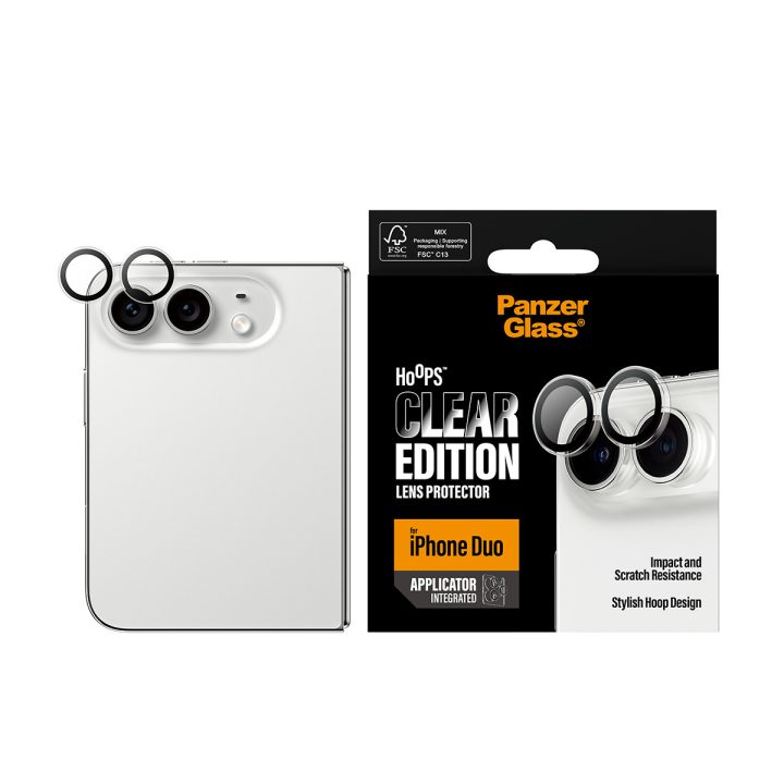 PanzerGlass ® Hoops® Camera Lens Protector Clear iPhone Duo Screen…