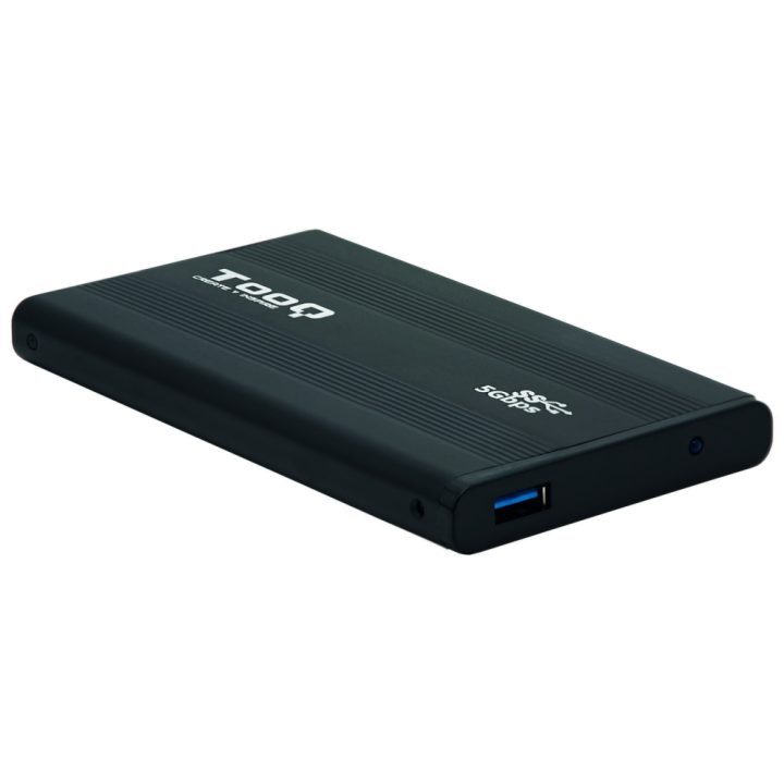 TooQ TQE-2524B External Hard Drive Case Hard Drive Enclosure (HDD)…