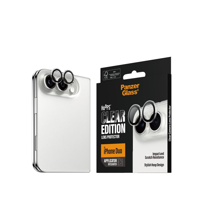 PanzerGlass ® Hoops® Protetor de Lente de Câmara Transparente iPhone…