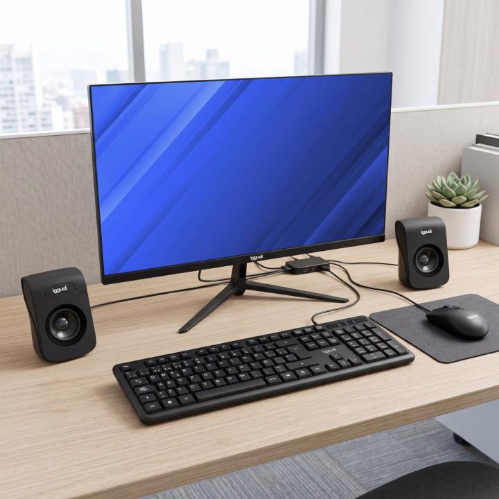 iggual 2.0 Speakers 6W Mini-Jack + USB