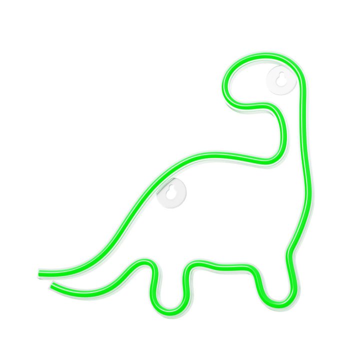 Forever neon LED dinosaur green lamp (RTV100298)