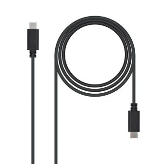 Nanocable USB 2.0, 1m USB to USB-C Cable 0.48 Gbit/s Black