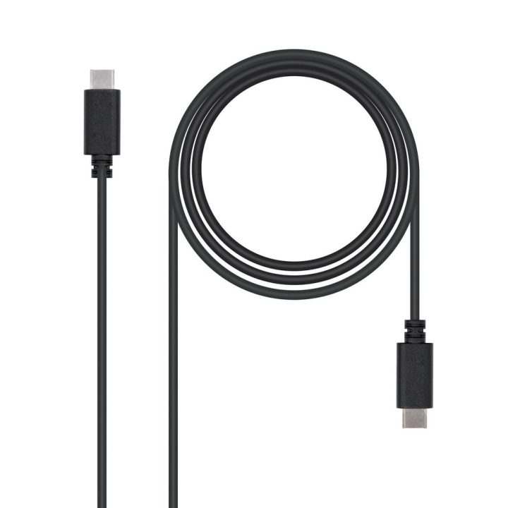 Nanocable USB 2.0, 1m cable USB USB C 0,48 Gbit/s Negro