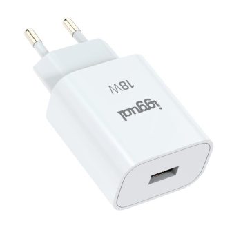iggual Cargador 1xUSB carga rápida QC3.0 18W