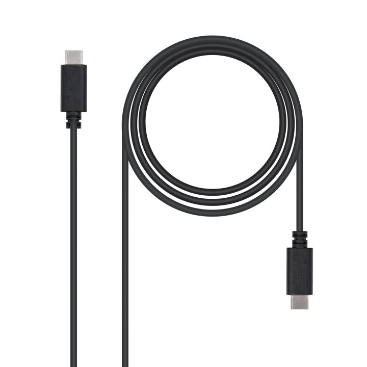 Nanocable USB 2.0, 1m cable USB USB C 0,48 Gbit/s Negro