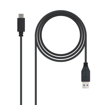 Nanocable USB 3.1, 1m USB Cable USB 3.2 Gen 2 (3.1 Gen 2) USB C USB A…