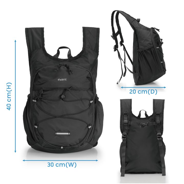 Ewent EW2541 mochila Mochila deportiva Negro Nylon