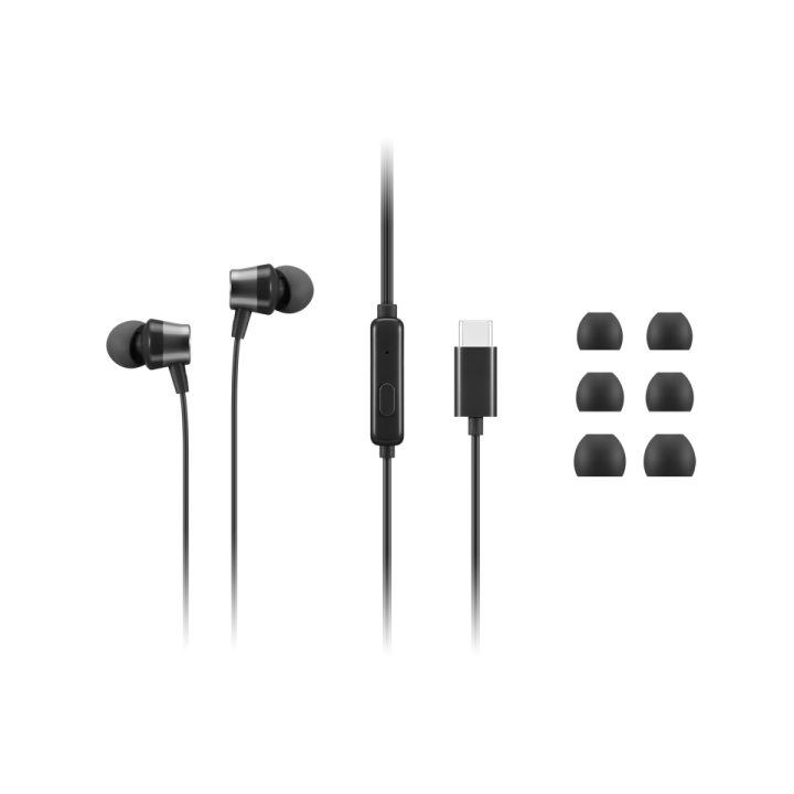 Lenovo 4XD1J77351 Wired In-Ear Headset for Office/Call Center USB…
