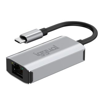 iggual USB-C to RJ45 Gigabit 1000Mbps Adapter