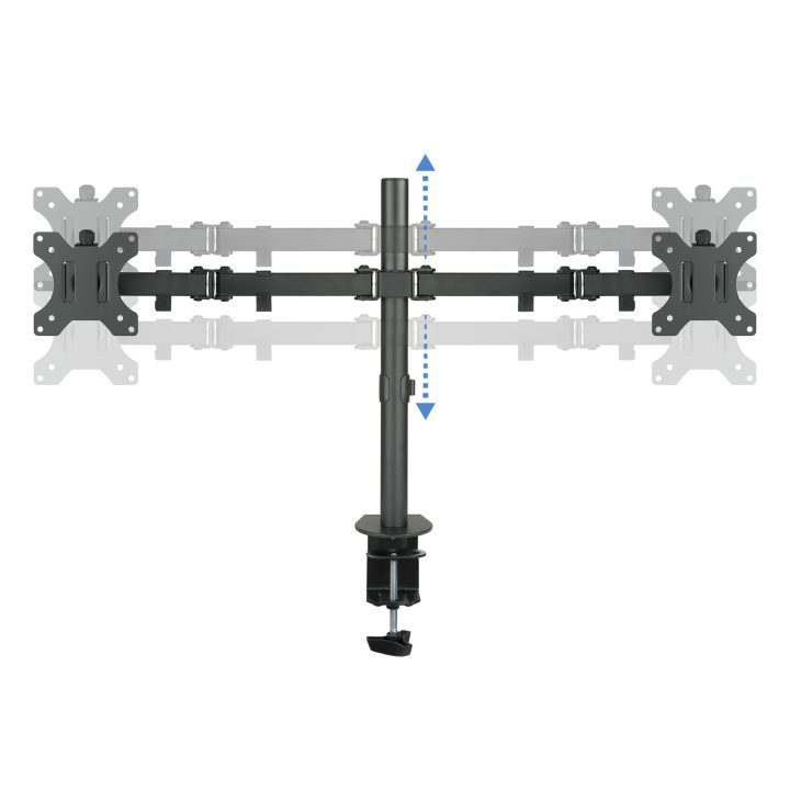 TooQ Rotating and Tilting Dual Monitor Desk Mount (Monitor / Plasma…