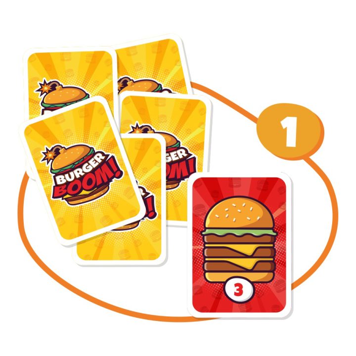 Jogo de mesa Bizak Burger Boom (35001935)