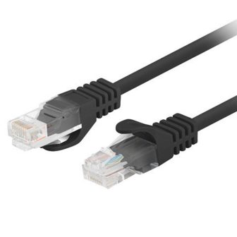 Cable red Lanberg latiguillo cat.6 u-UTP 7.5m negro fluke passed…