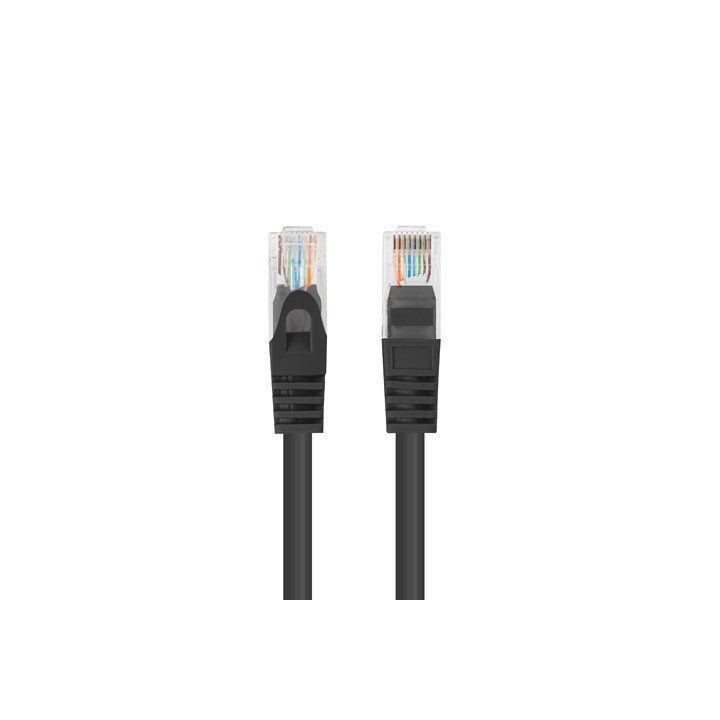 Lanberg Cat.6 U/UTP Patch Cable 7.5m Black Fluke Passed…