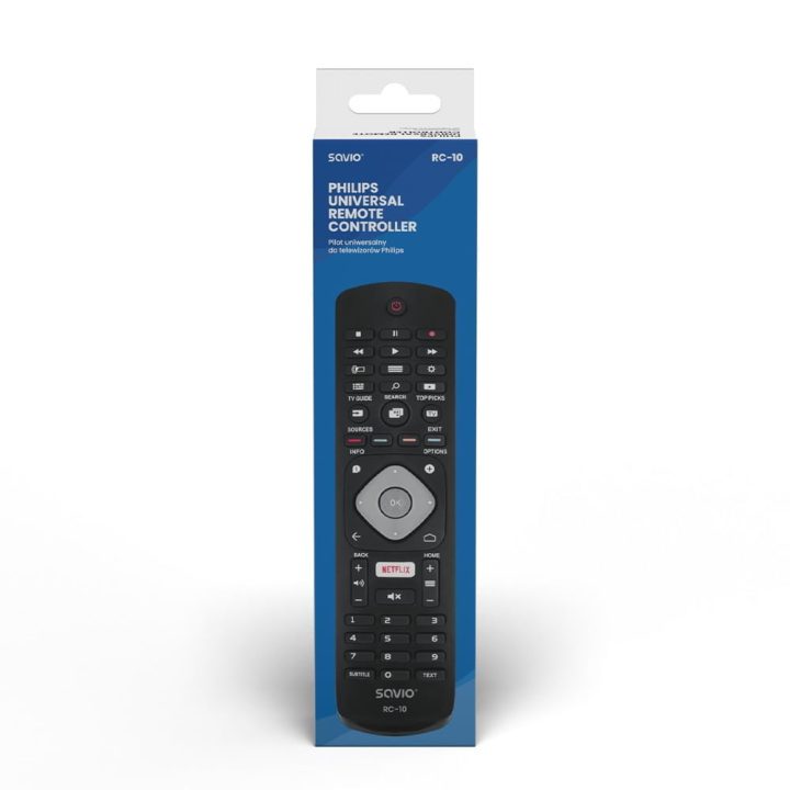 Savio RC-10 TV Remote Compatible with Philips Smart TV…