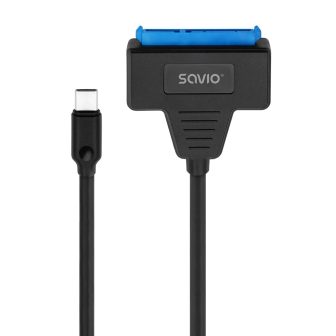 Adaptador SATA a USB-C savio ak-69 0,25 m (SAVAK-69)