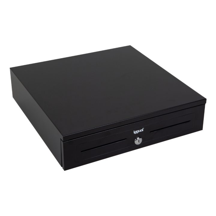 iggual IRON-HD Cash Drawer 41cm 5+8 Black