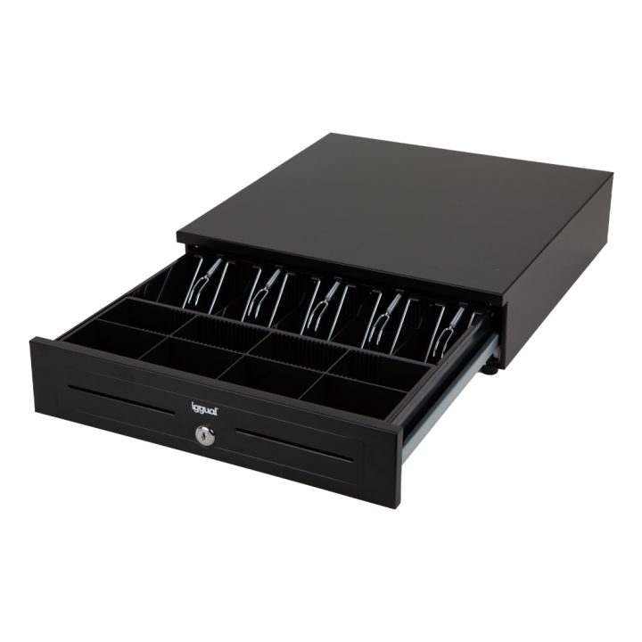 iggual Cajón portamonedas IRON-HD 41cm 5+8 negro
