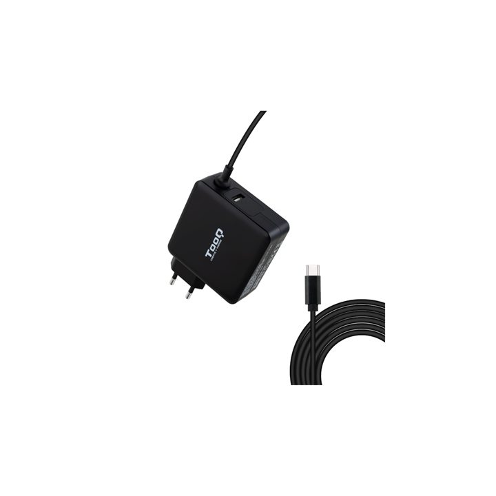 TooQ TQLC-USBC90PD adaptador e inversor de corrente Auto 90 W Preto