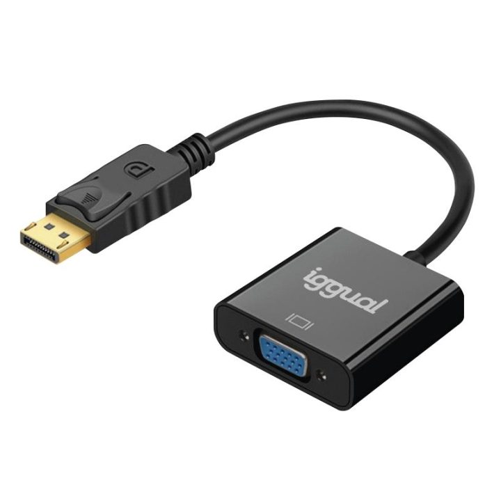 iggual DisplayPort (M) to VGA (F) Adapter
