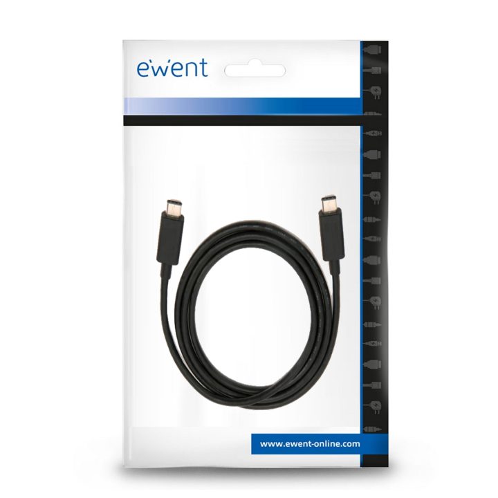 Ewent EC1046 USB 3.2 Gen 2 (3.1 Gen 2) USB-C Cable 1 m 20 Gbit/s 100…