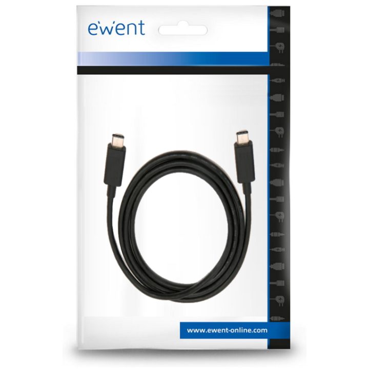 Ewent EC1046 cable USB USB 3.2 Gen 2 (3.1 Gen 2) 1 m USB C 20 Gbit/s…