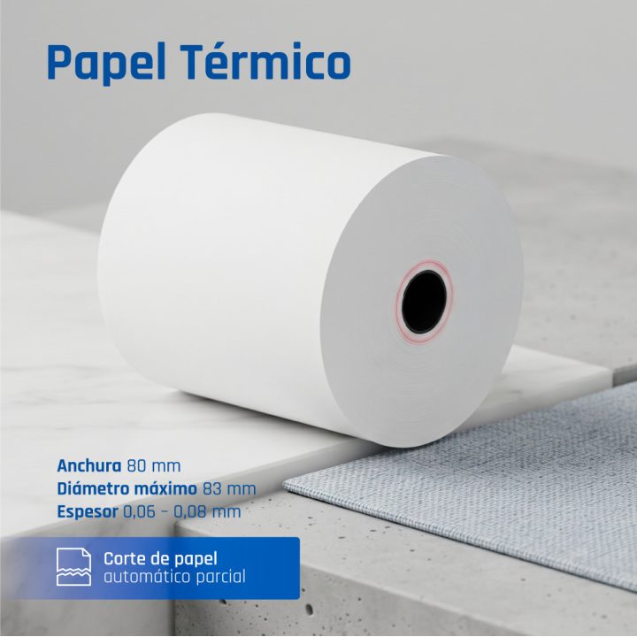 iggual Impresora térmica TP7001 USB+RS232+RJ45