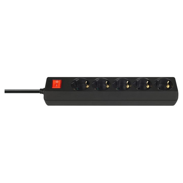 Multiplicador de 5 tomadas Savio LZ-15 preto