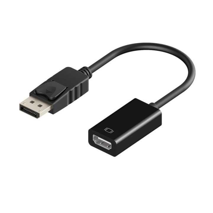 Ewent EC1455 adaptador de cable de vídeo 0,15 m DisplayPort HDMI Negro
