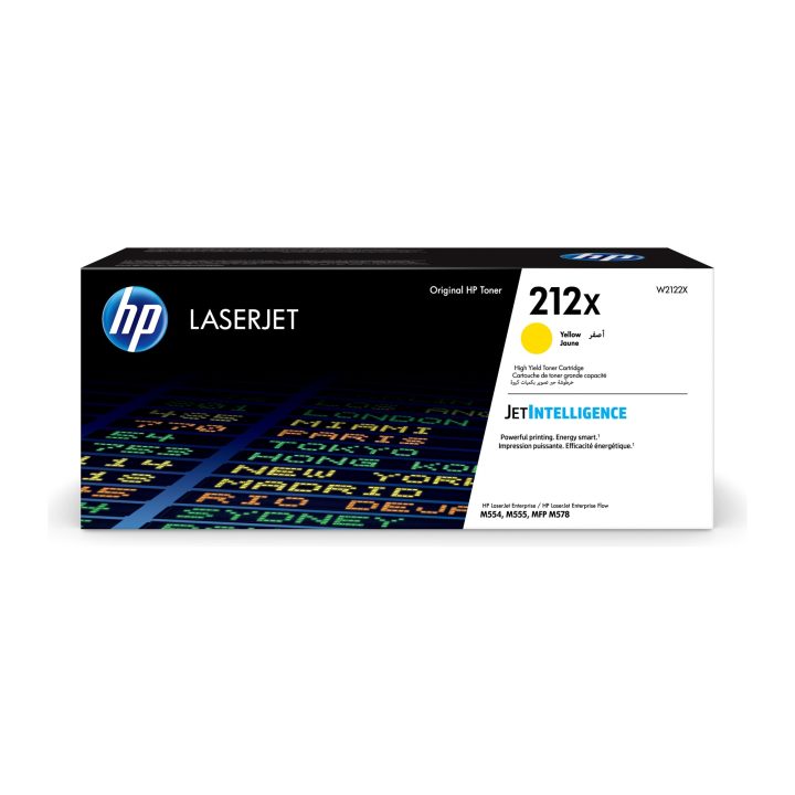 HP Cartucho de toner Original LaserJet 212X amarelo de alta capacidade