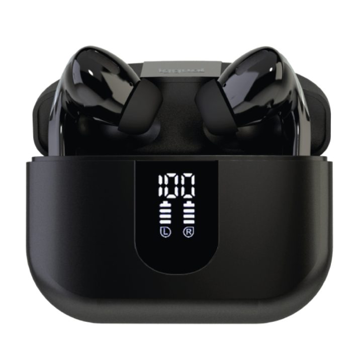 iggual Black True Wireless In-Ear Headphones