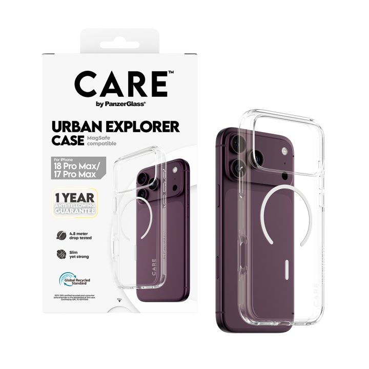 PanzerGlass CARE™ by ® Urban Explorer Case Transparent w. White…