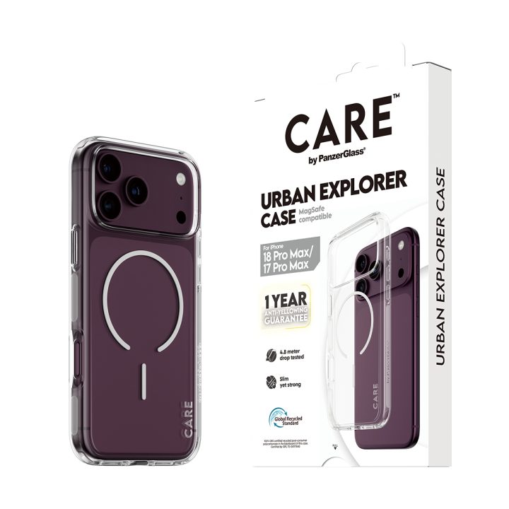 PanzerGlass CARE™ by ® Urban Explorer Case Transparent w. White…