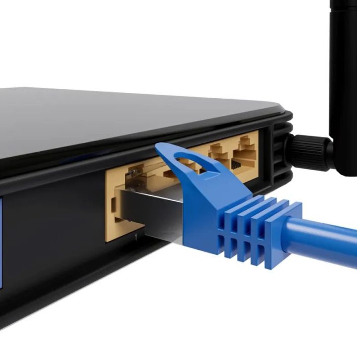 Extralink Kat.8.1 S/FTP 5m 40G Blue | LAN Patch Cord | Braided Copper…