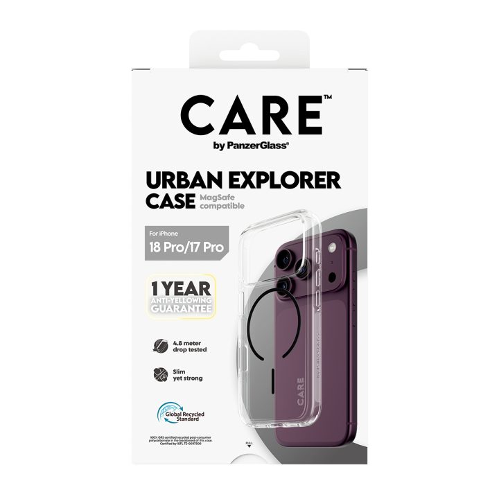PanzerGlass CARE™ by ® Urban Explorer Case Transparent w. Black…