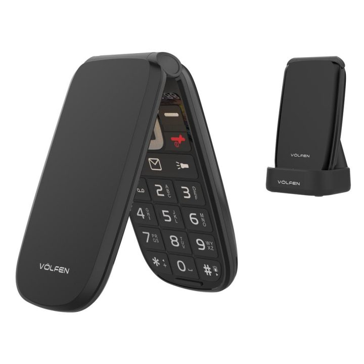 Telefono movil Volfen astro flip 4g negro