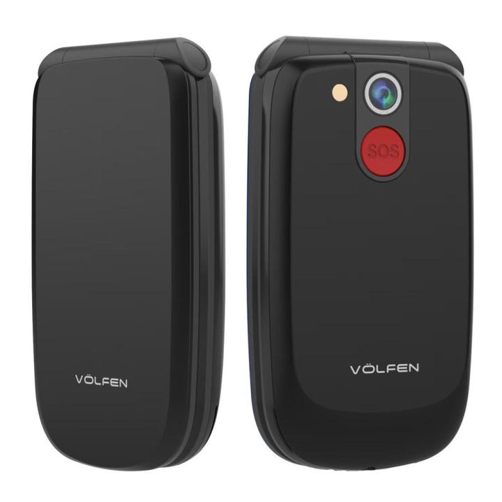Telemóvel Volfen Astro Flip 4G preto