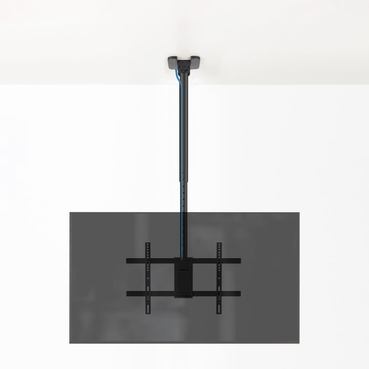 TooQ Suporte de Teto para Ecrãs 43"-86", Preto