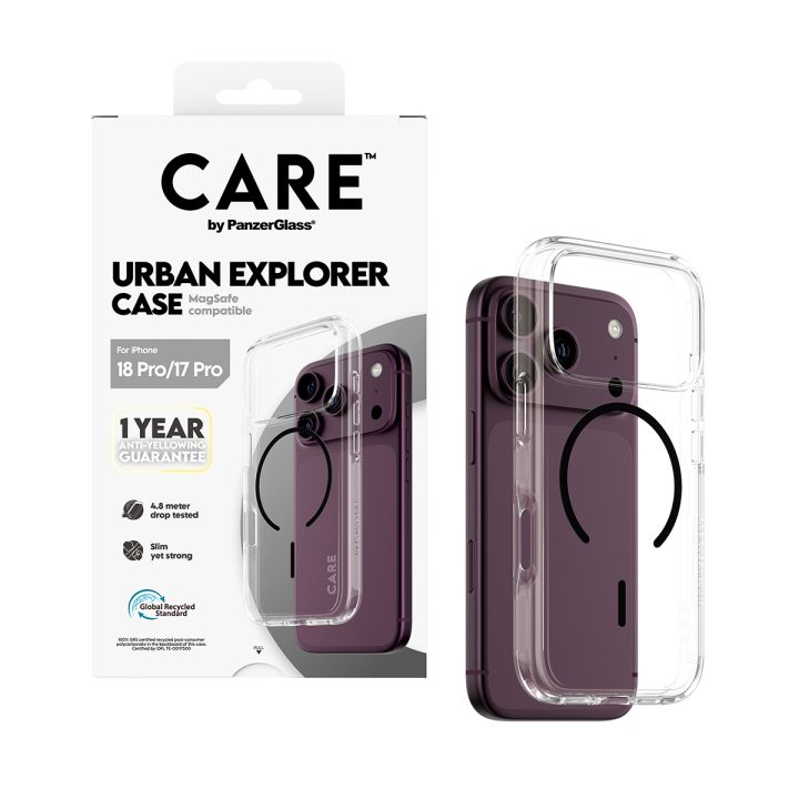 PanzerGlass CARE™ by ® Urban Explorer Case Transparent w. Black…