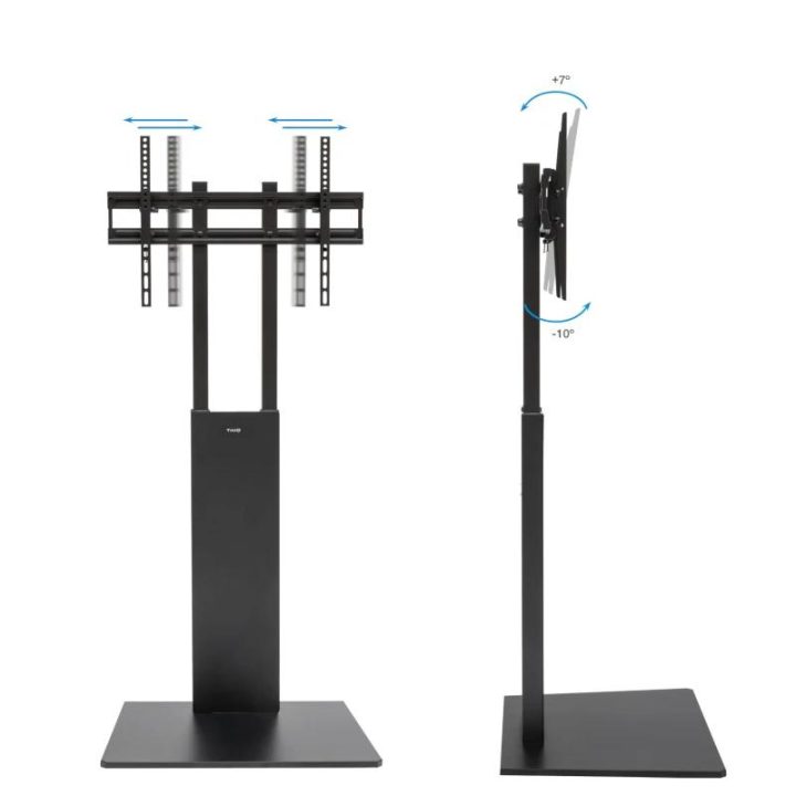 TooQ “Mirror” Suporte de Chão para Ecrãs 32"- 85", Preto