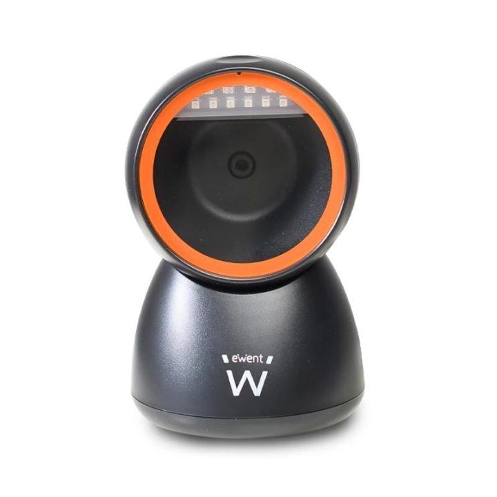 Ewent EW3450 Barcode Scanner Fixed 1D/2D Barcode Scanner CMOS Black