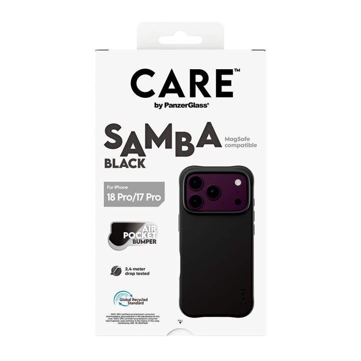 PanzerGlass CARE™ by ® Samba Case Black w. MagSafe iPhone 18 Pro | 17…