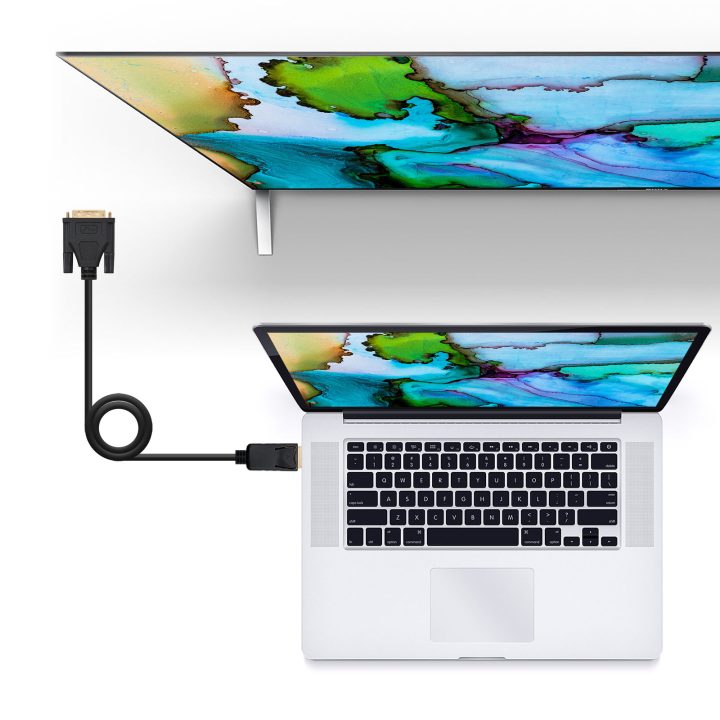 Nanocable Cabo conversor DISPLAYPORT para DVI, DP/M - DVI/M, Preto…