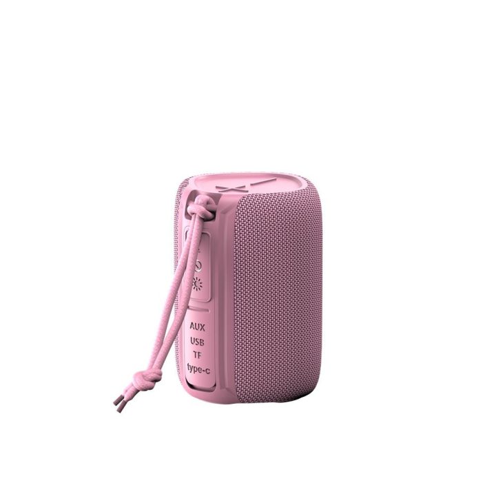 Coluna Bluetooth Forever bs-10 LED cor rosa
