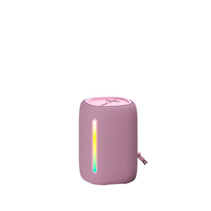 Forever BS-10 Bluetooth Speaker with LED, Pink