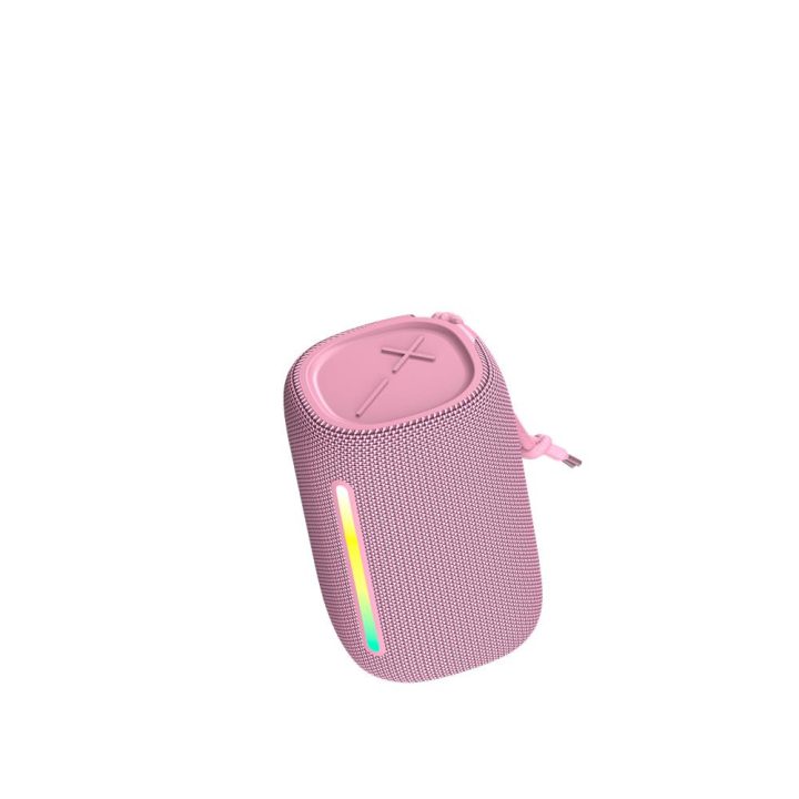 Forever BS-10 Bluetooth Speaker with LED, Pink