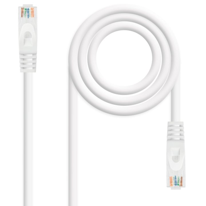 Nanocable RJ45 Patch Cable LSZH Cat.6A UTP AWG24, White, 3.0m