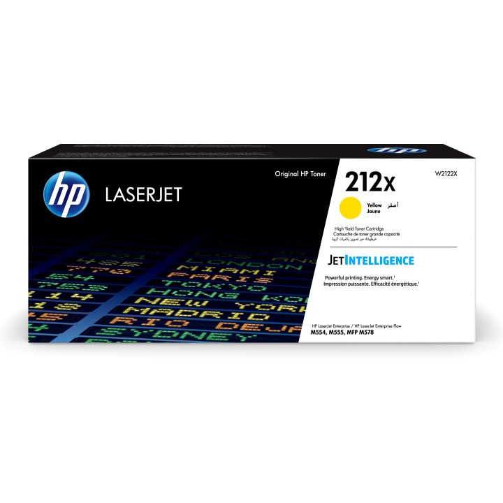 HP Cartucho de toner Original LaserJet 212X amarelo de alta capacidade